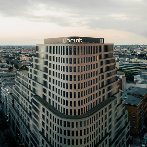 Exterior view of Dorint Kurfürstendamm Berlin near Berlin’s famous Kurfürstendamm boulevard.